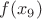 $f(x_9)$
