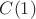 $C(1)$