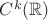 $C^k(\mathbb R)$