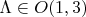 $\Lambda\in O(1,3)$