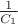 $\frac{1}{C_1}$