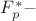 $F^*_p - $