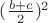 $(\frac{b+c}{2})^2$