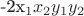 -2x_1 x_2 y_1 y_2