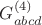 $G^{(4)}_{abcd}$