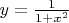 $y=\frac{1}{1+x^2}$