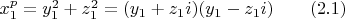 $x_1^p=y_1^2+z_1^2 =(y_1+z_1i)(y_1-z_1i)\qquad (2.1)$