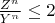 $ \frac{Z^n}{Y^n}\leq 2 $