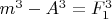$m^3 - A^3 = F_1^3$