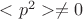 $<p^2>\neq0$