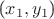 ($x_{1},y_{1}$)