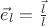 $\vec e_l=\frac {\vec l}{l}$ $\vec e_l=\frac {\vec l}{l}$