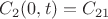$ C_2(0,t)=C_{21}$