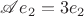 $\mathscr A e_2=3 e_2$