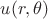 $u(r,\theta)$