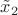 $\tilde{x}_2$