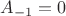 $A_{-1}=0$