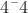 $4&times;4$