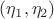 $(\eta_1,\eta_2)$