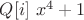 $ Q[i]$  $ x^4+1$