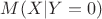 $M(X|Y=0)$
