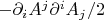 $-\partial_iA^j\partial^iA_j/2$