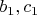 $b_1,  c_1$
