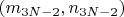 $(m_{3N-2}, n_{3N-2})$