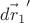 $\vec{dr_1}'$
