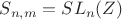 $S_{n,m} = SL_n(Z\mZ)$