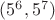 $(5^6,5^7)$