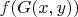 $f(G(x,y))$