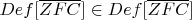 $Def[\overline{ZFC}]\in Def[\overline{ZFC}]$
