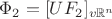 $\Phi_2=[UF_2]_{v\mathbb R^n}$