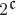 $2^{\displaystyle{\mathfrak c}}$