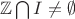 $\mathbb{Z} \bigcap I \neq \emptyset$