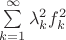 $\sum\limits_{k=1}^{\infty}\lambda_k^2f_k^2$