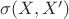 \sigma(X,X')