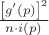 $\frac{\left[g'(p)\right]^2}{n\cdot i(p)}$