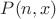 $P(n,x)$