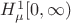 $H^1_\mu[0,\infty)$