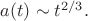 $a(t)\sim t^{2/3}.$