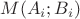 $M(A_i;B_i)$