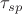 $\tau_{sp}$