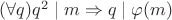 $(\forall q)q^2\mid m \Rightarrow q\mid\varphi(m)$ $(\forall q)q^2\mid m \Rightarrow q\mid\varphi(m)$