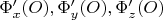 $\exist \Phi'_x(O),\Phi'_y(O), \Phi'_z(O)$