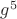 $g^5$