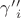 $\gamma&rsquo;&rsquo;_{i}$