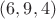 $(6,9,4)$