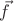 $ \vec f$